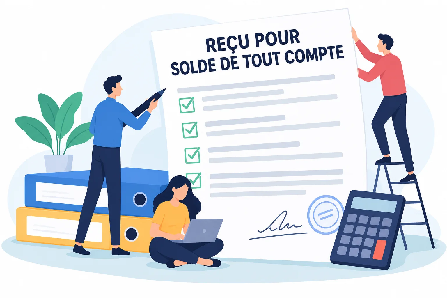 Illustration de l'article Reçu pour solde de tout compte au Maroc : les mentions obligatoires à ne pas oublier
